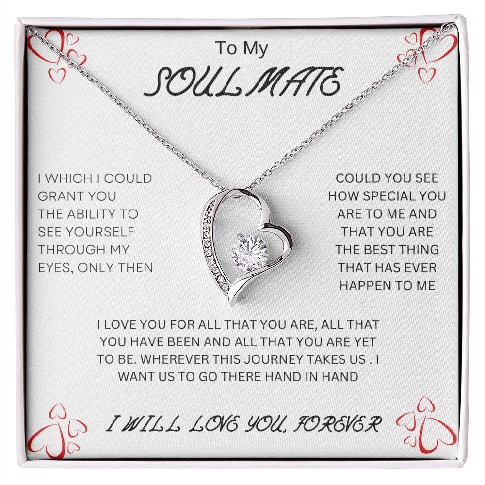 To My Soulmate | Forever Love Necklace