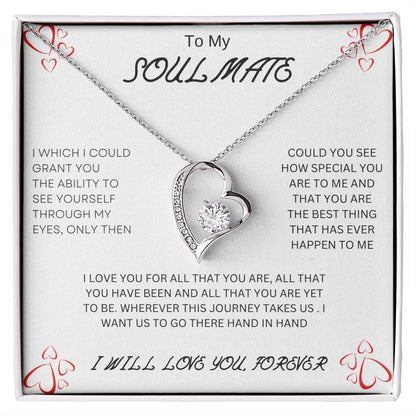 To My Soulmate | Forever Love Necklace