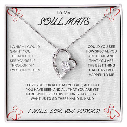 To My Soulmate | Forever Love Necklace