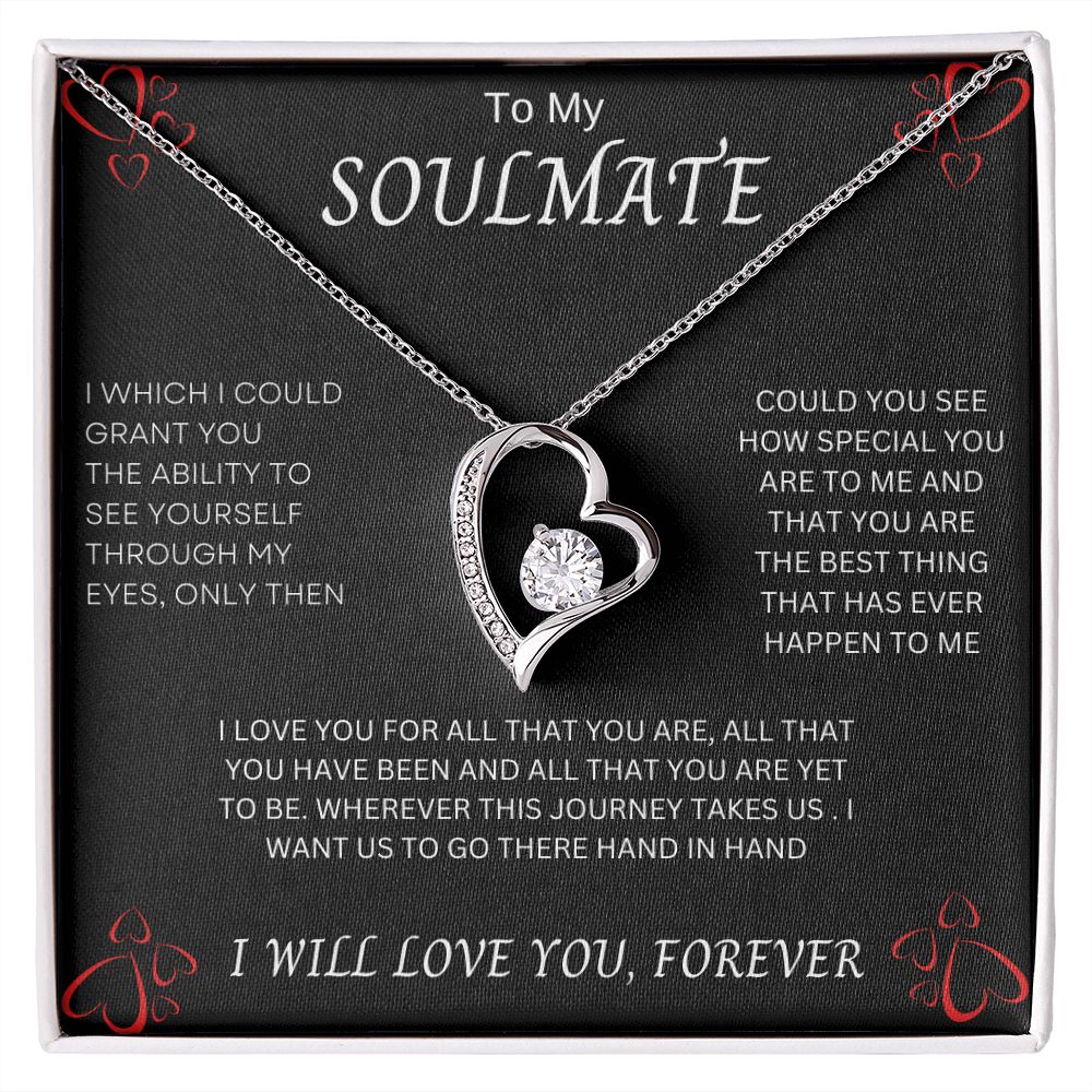 To My Soulmate | Forever Love Necklace