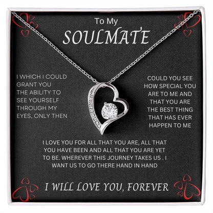 To My Soulmate | Forever Love Necklace
