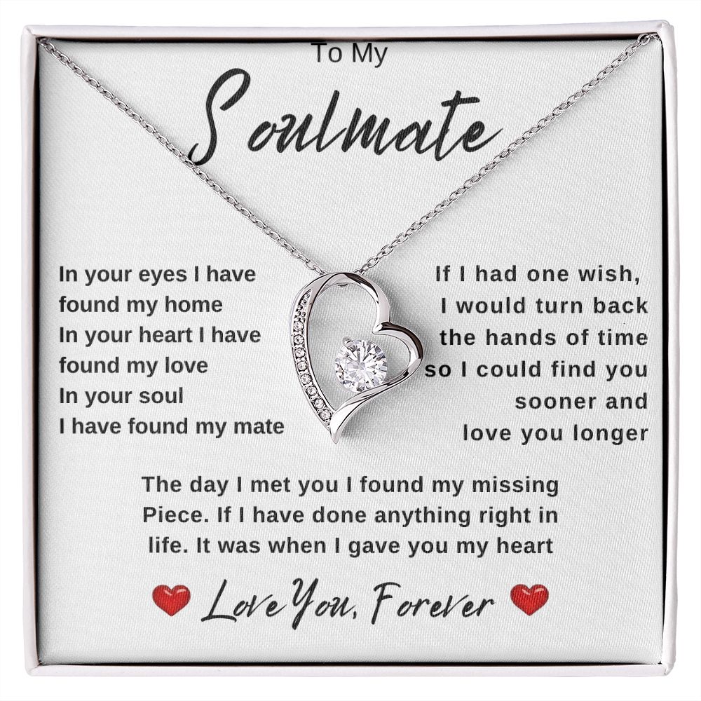 To My Soulmate | Forever Love Necklace