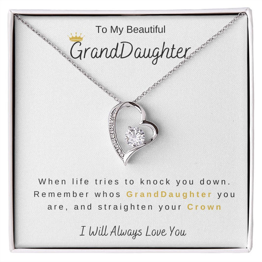 To My GrandDaughter | Forever Love Necklace