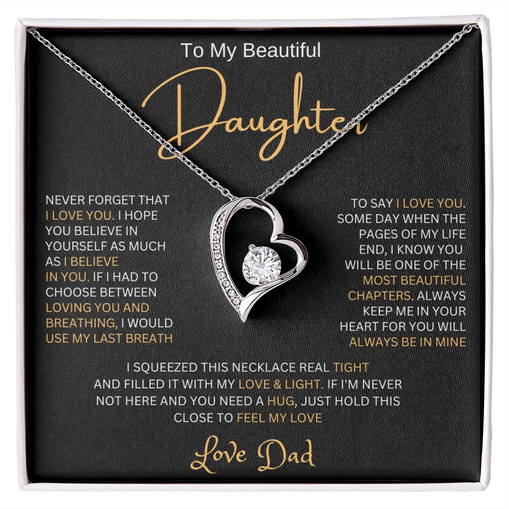 To My Daughter | Forever Love Necklace