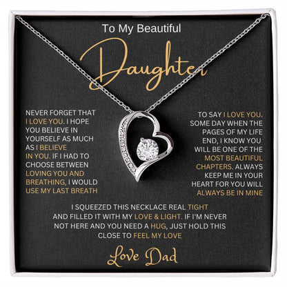 To My Daughter | Forever Love Necklace
