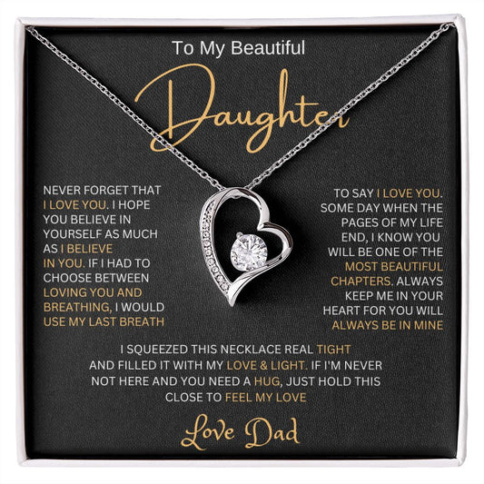 To My Daughter | Forever Love Necklace