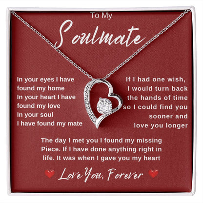 To My Soulmate | Forever Love Necklace