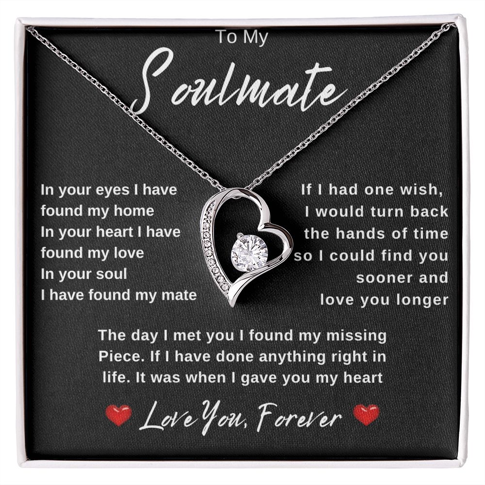 To My Soulmate | Forever Love Necklace