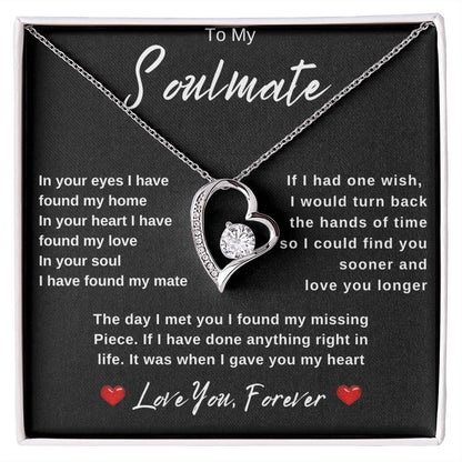 To My Soulmate | Forever Love Necklace