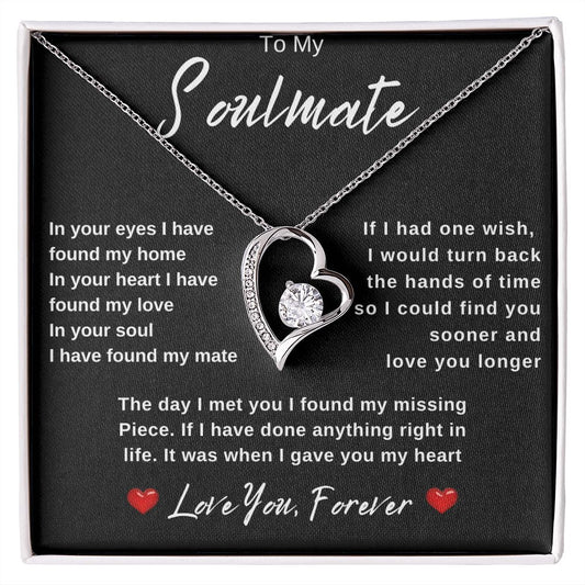 To My Soulmate | Forever Love Necklace