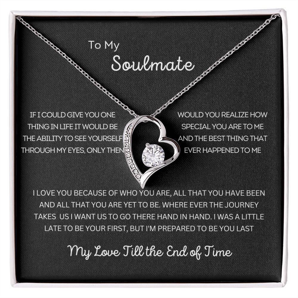 To My Soulmate | Forever Love Necklace