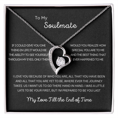 To My Soulmate | Forever Love Necklace