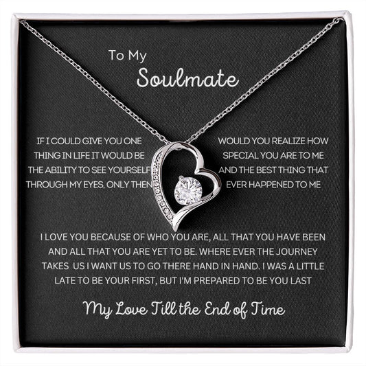 To My Soulmate | Forever Love Necklace