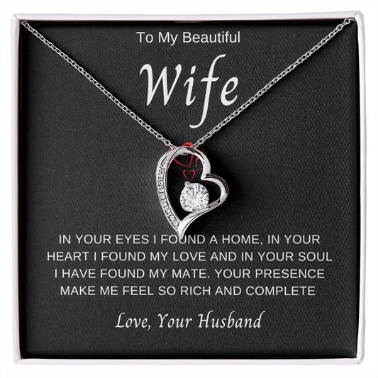 To My Wife | Forever Love Necklace