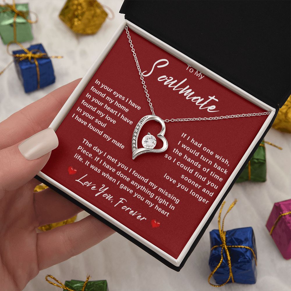 To My Soulmate | Forever Love Necklace
