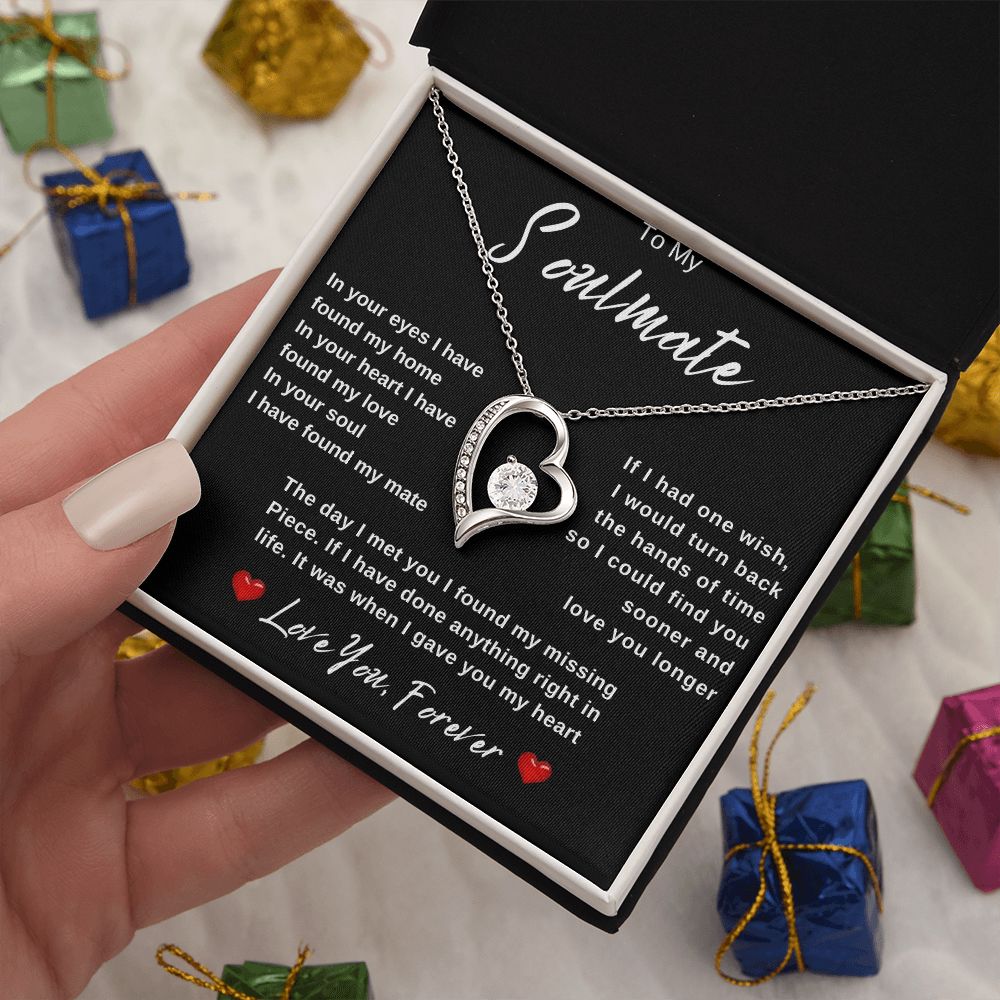 To My Soulmate | Forever Love Necklace