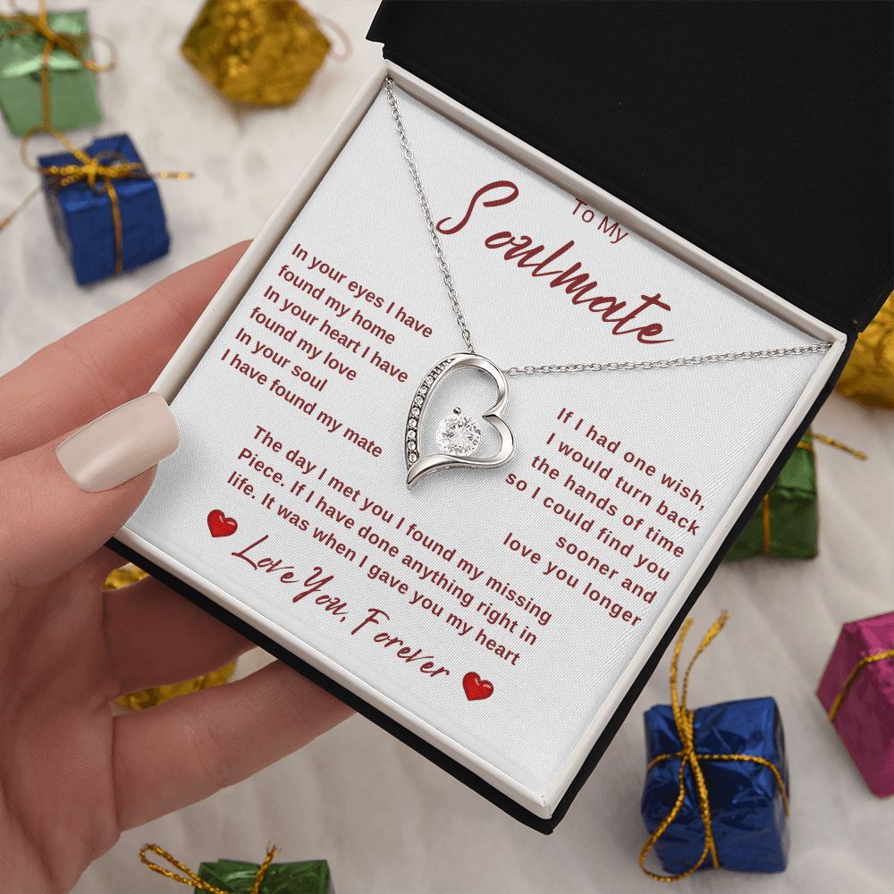 To My Soulmate | Forever Love Necklace