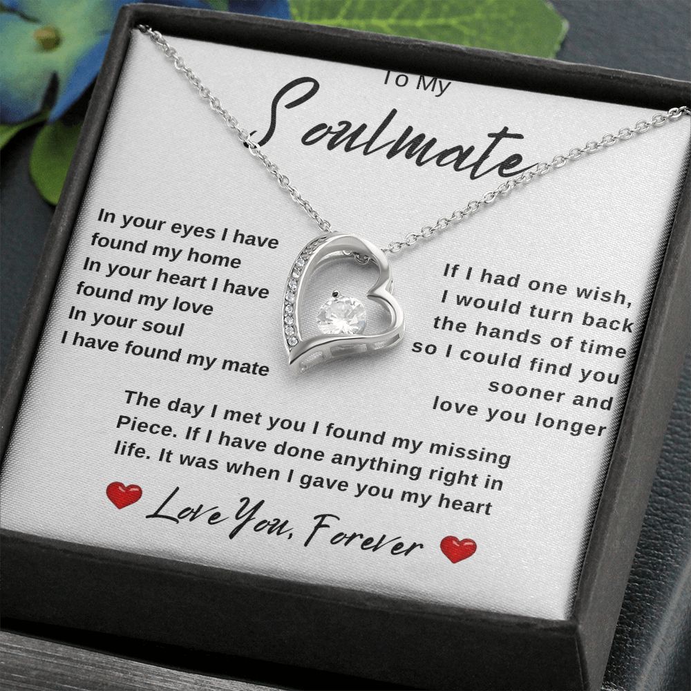 To My Soulmate | Forever Love Necklace