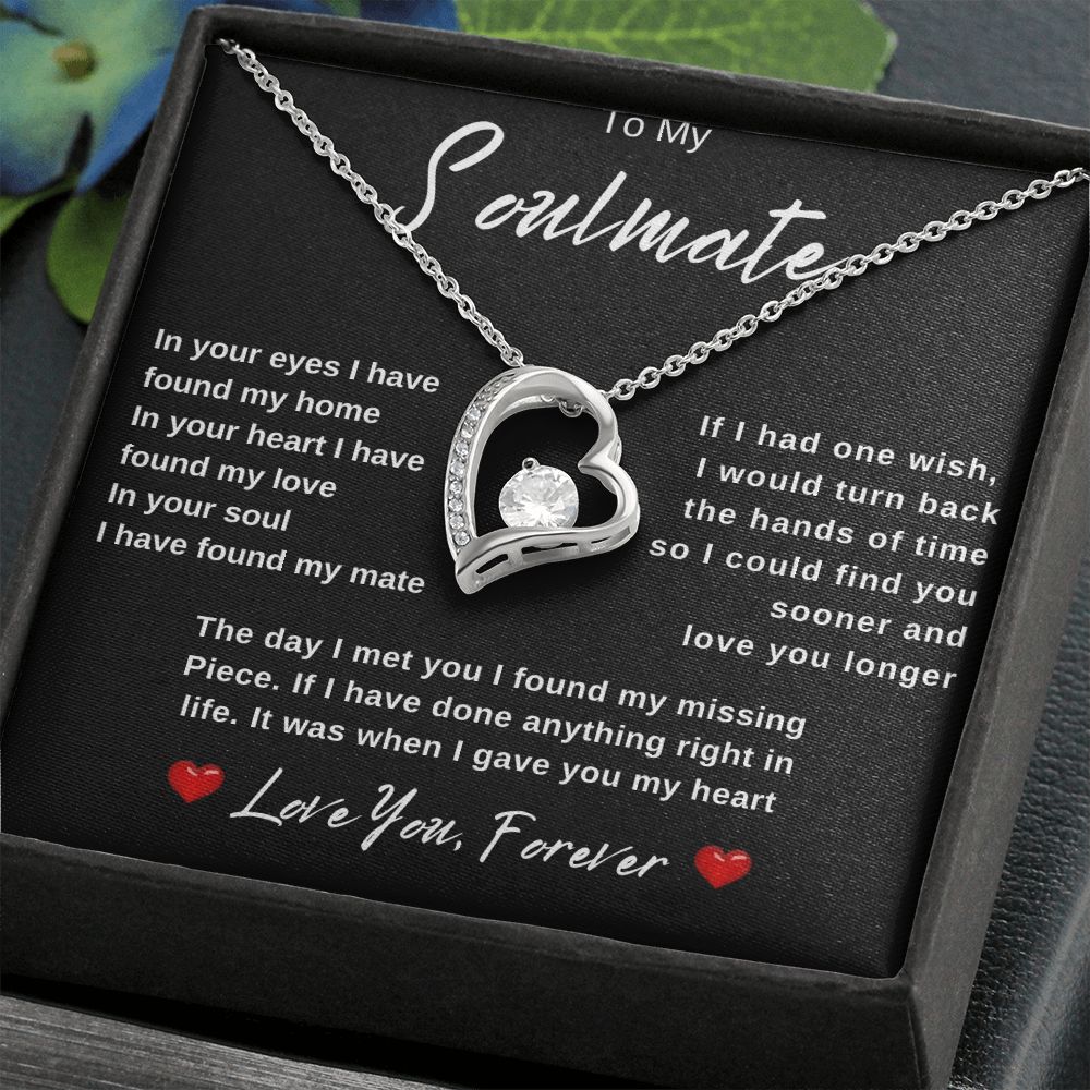 To My Soulmate | Forever Love Necklace