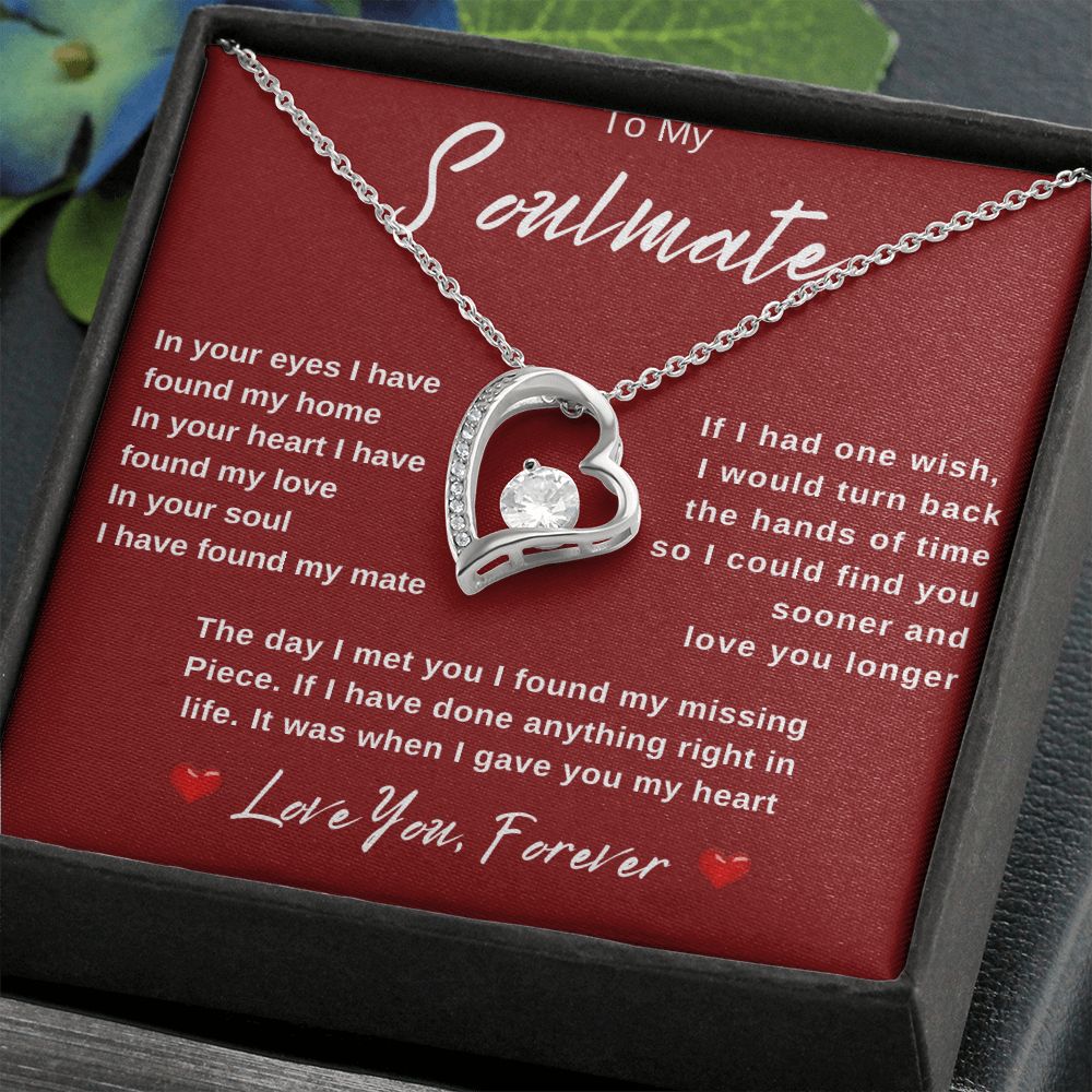 To My Soulmate | Forever Love Necklace