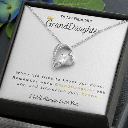 To My GrandDaughter | Forever Love Necklace