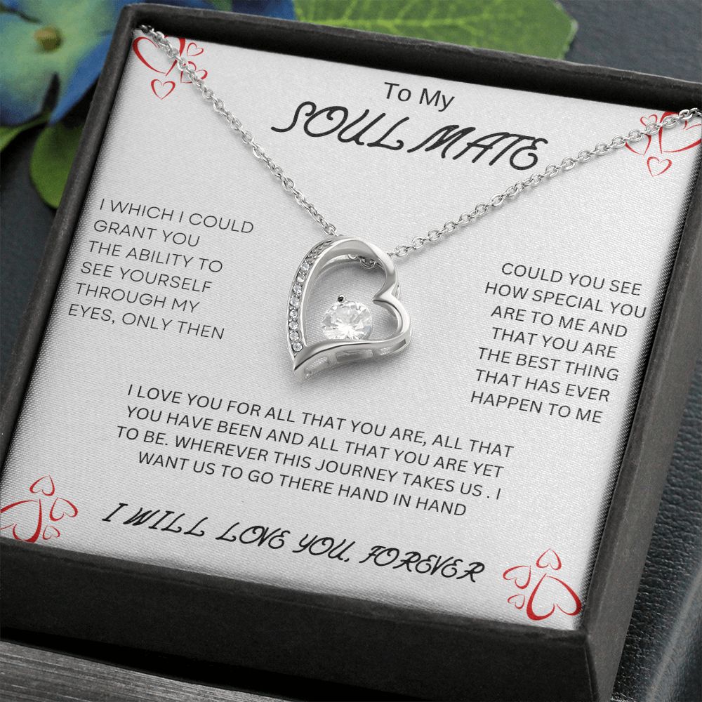 To My Soulmate | Forever Love Necklace