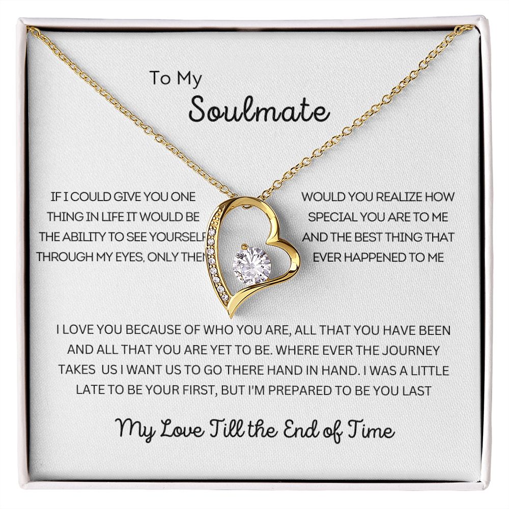 To My Soulmate | Forever Love Necklace