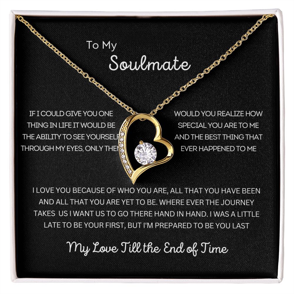 To My Soulmate | Forever Love Necklace