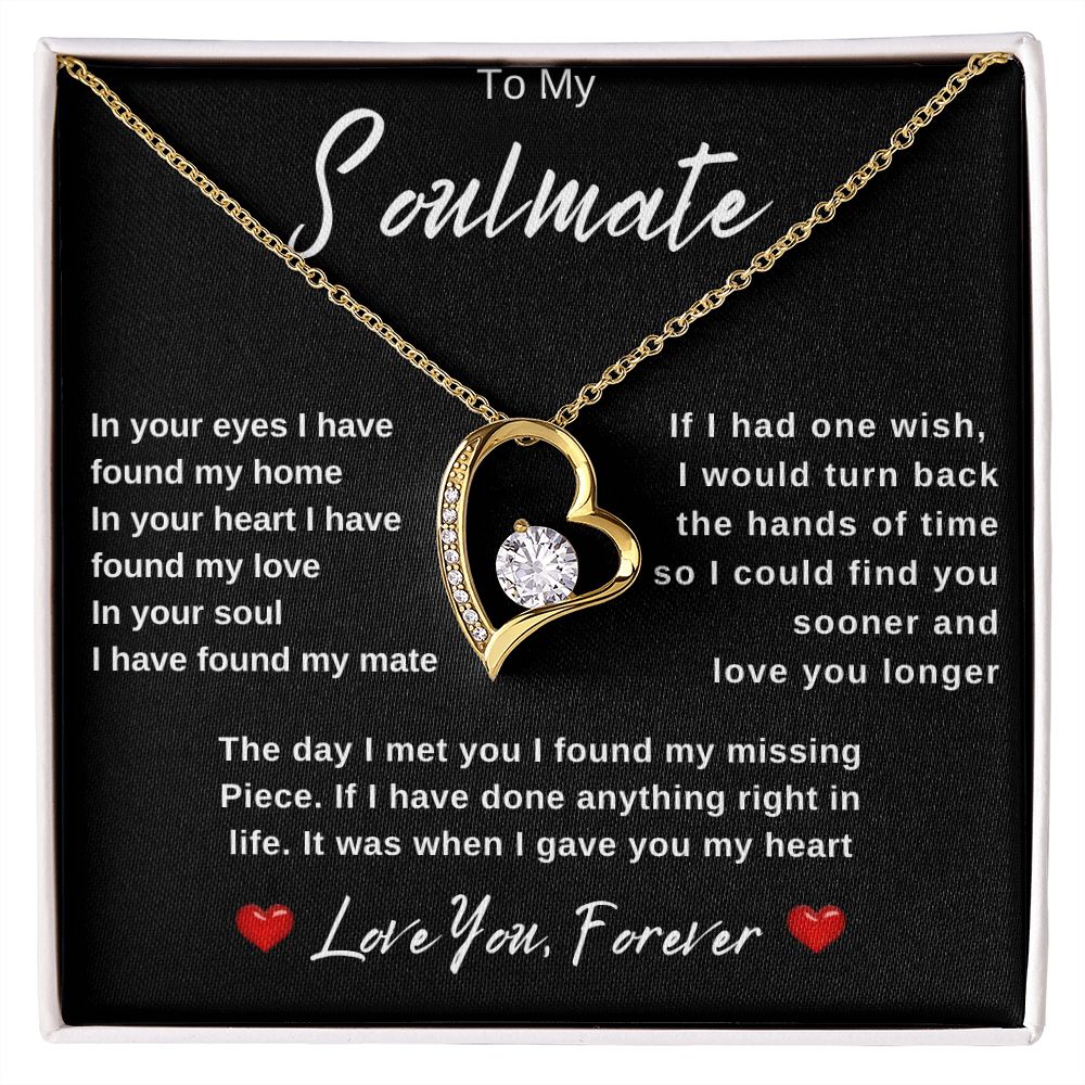 To My Soulmate | Forever Love Necklace