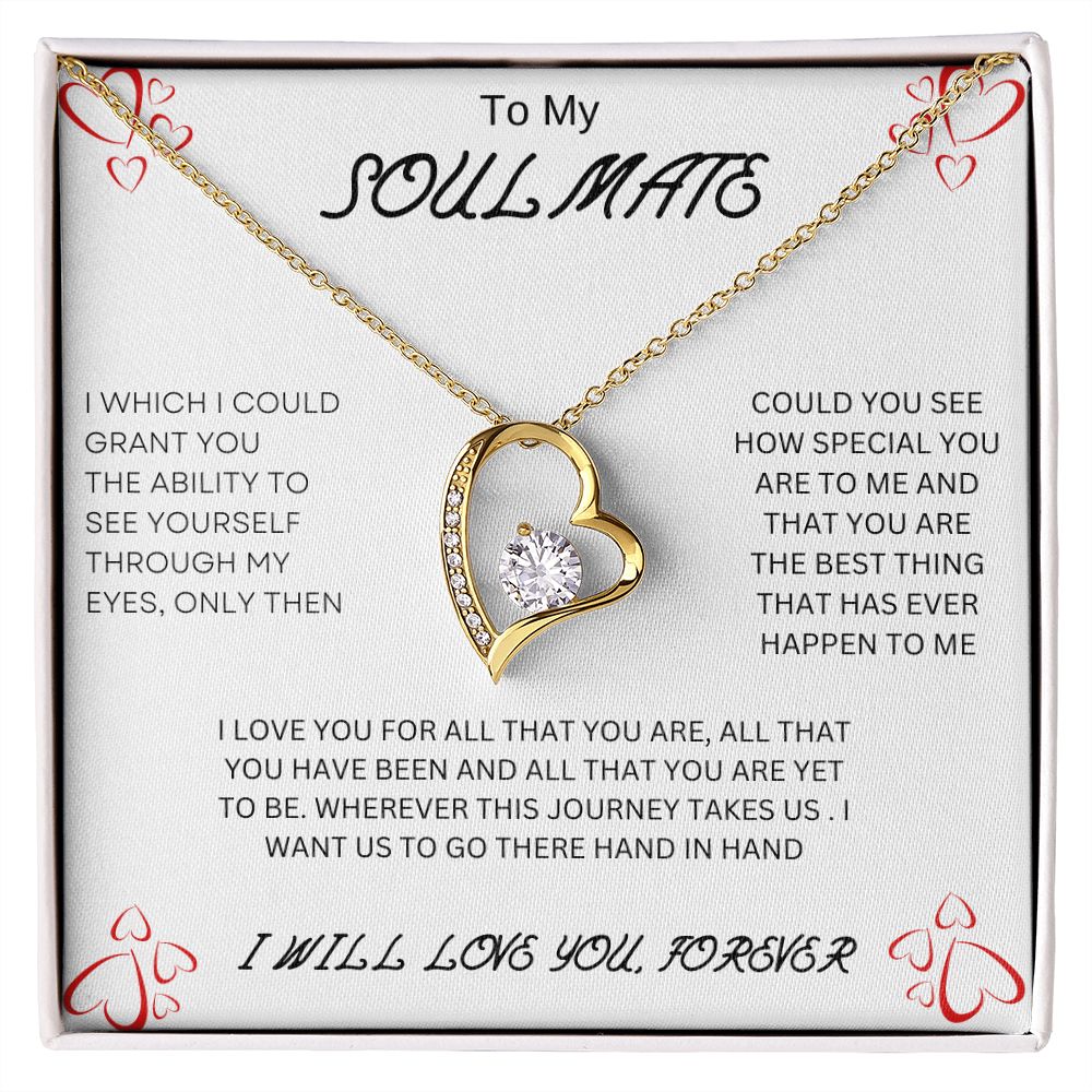 To My Soulmate | Forever Love Necklace
