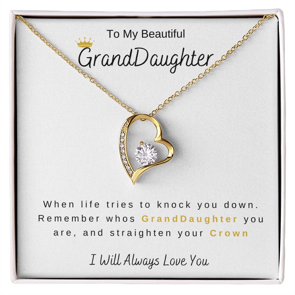 To My GrandDaughter | Forever Love Necklace