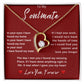 To My Soulmate | Forever Love Necklace