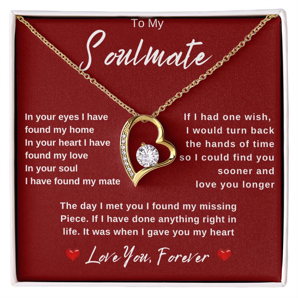 To My Soulmate | Forever Love Necklace