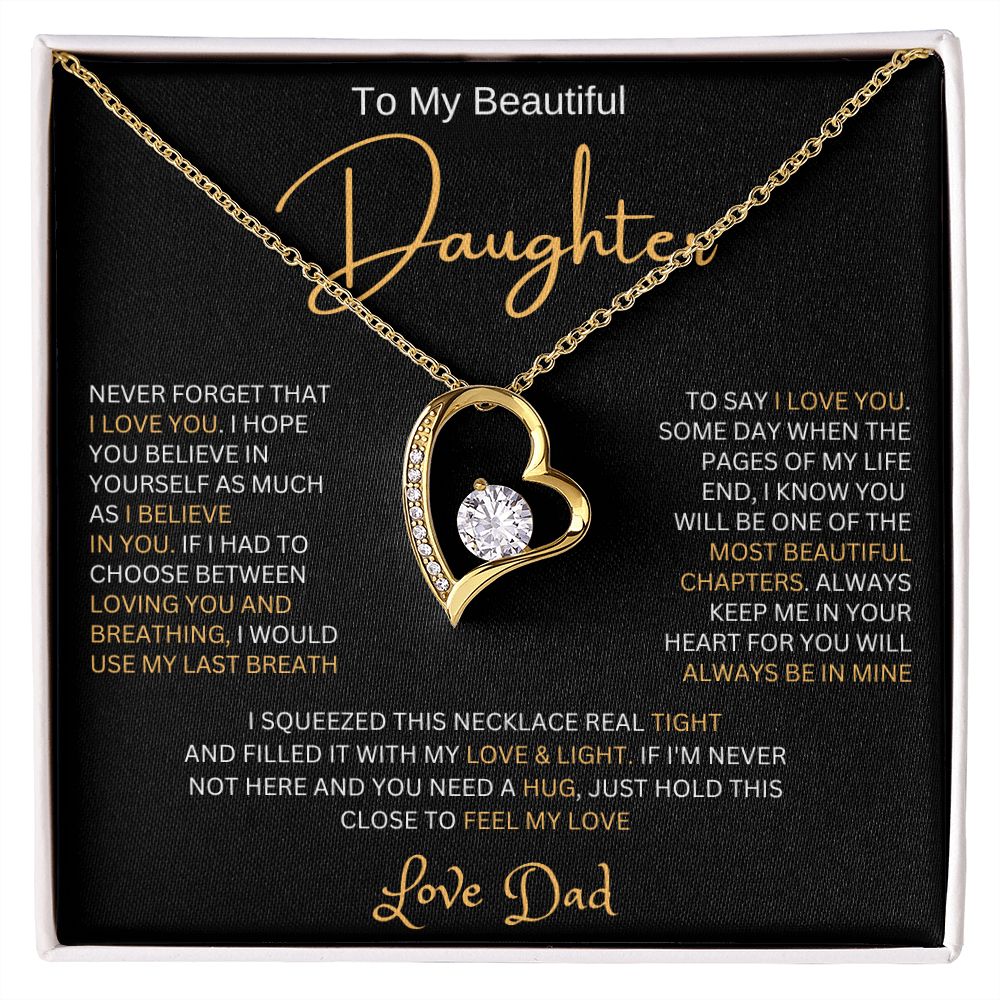 To My Daughter | Forever Love Necklace