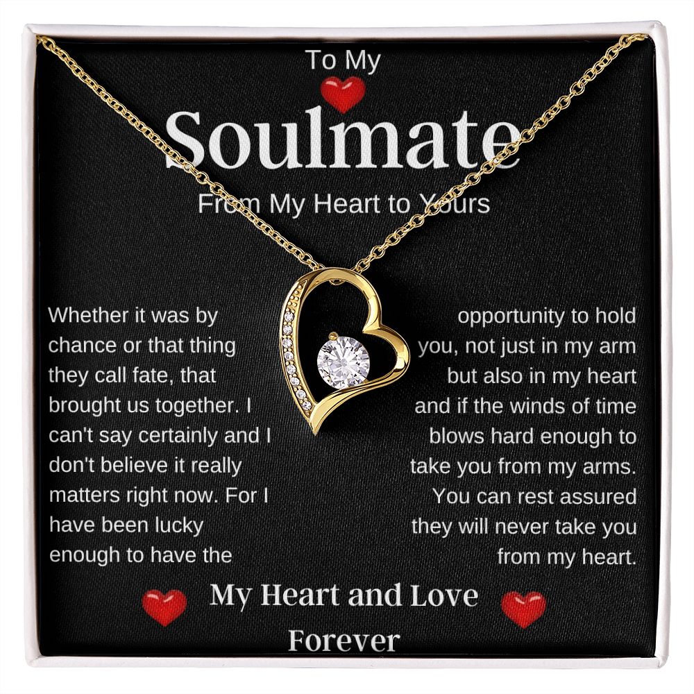 To My Soulmate | Forever Love Necklace