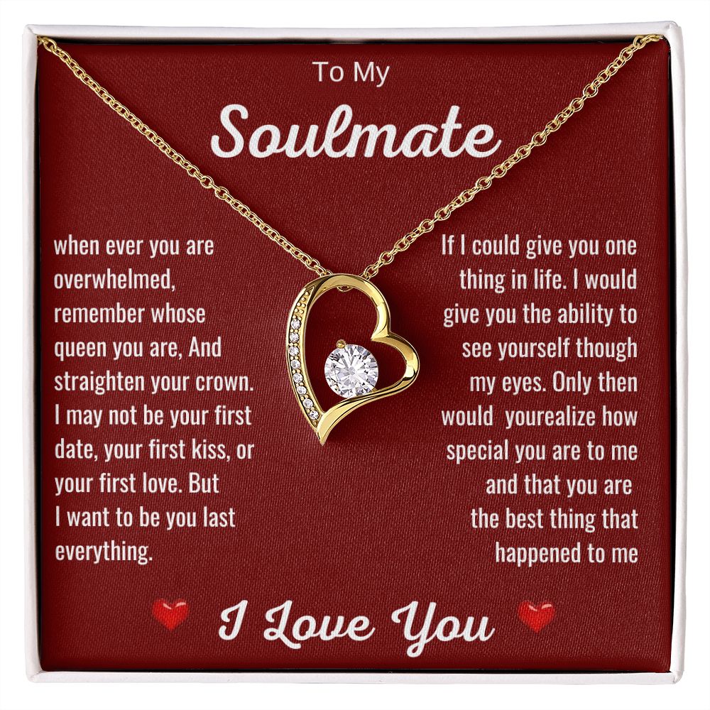 To My Soulmate | Forever Love Necklace