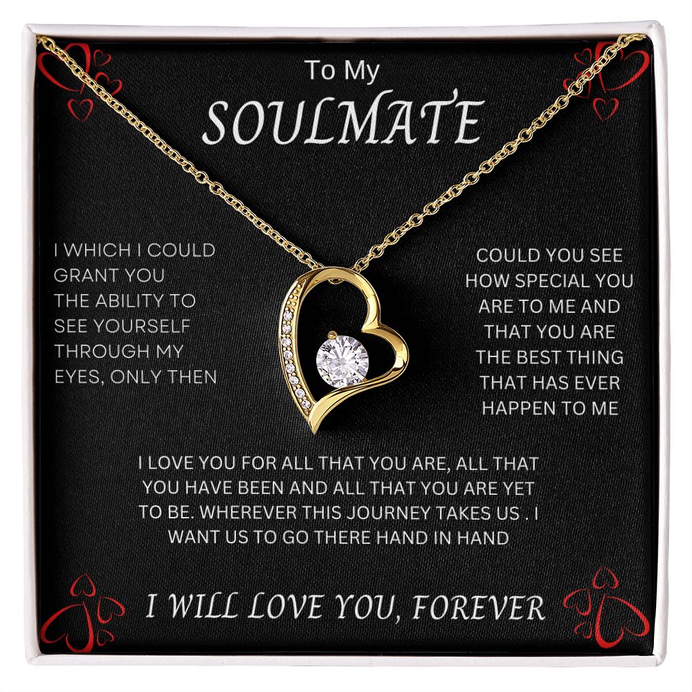 To My Soulmate | Forever Love Necklace