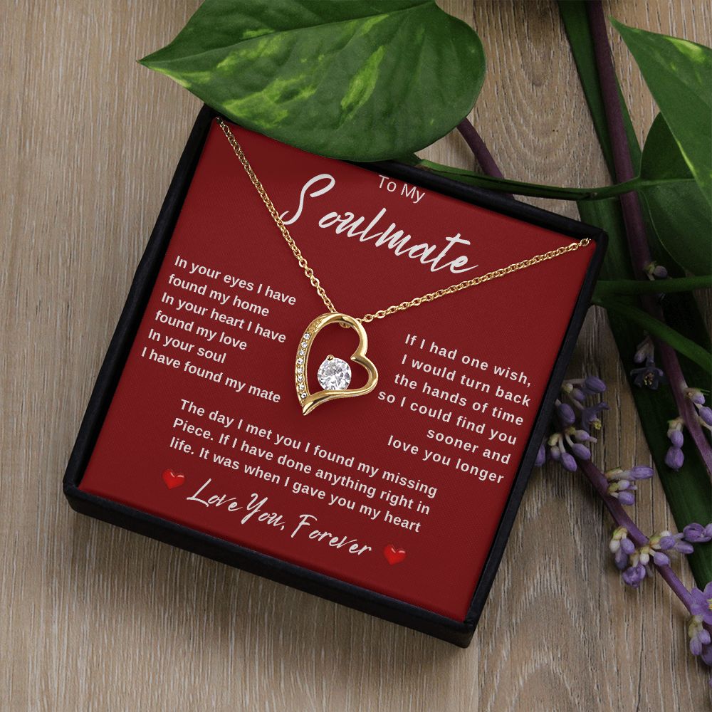 To My Soulmate | Forever Love Necklace