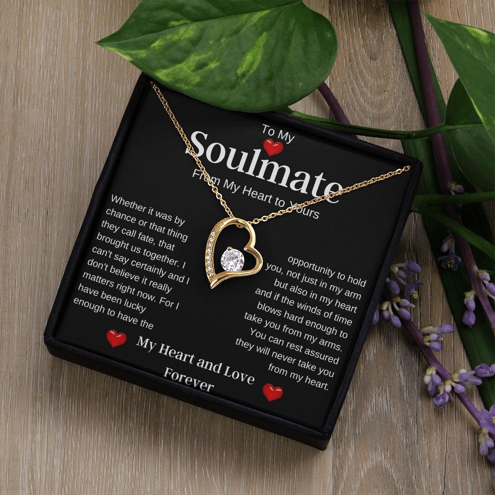 To My Soulmate | Forever Love Necklace