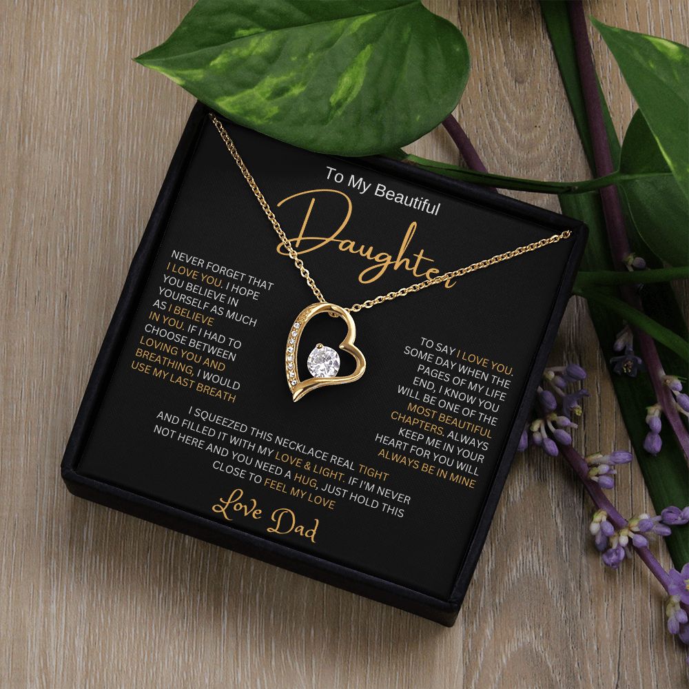 To My Daughter | Forever Love Necklace