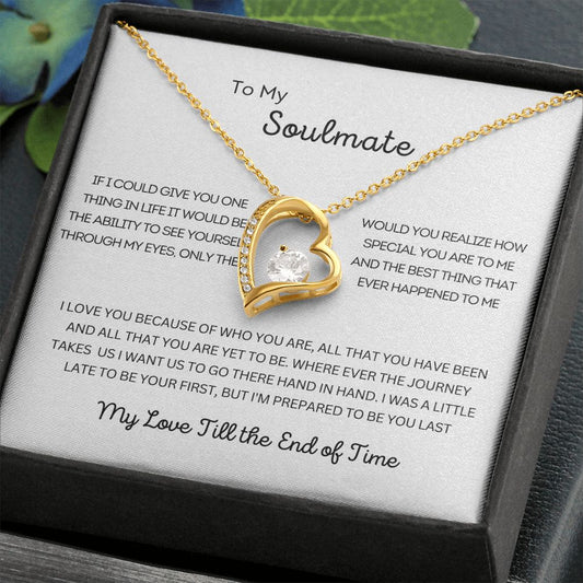 To My Soulmate | Forever Love Necklace