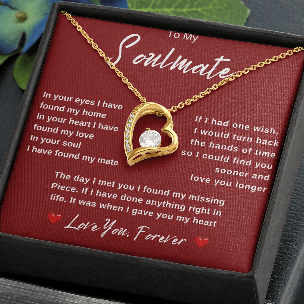 To My Soulmate | Forever Love Necklace