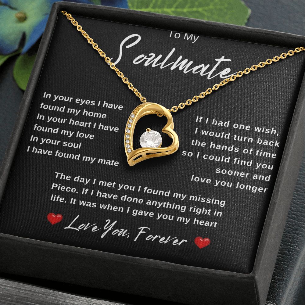 To My Soulmate | Forever Love Necklace