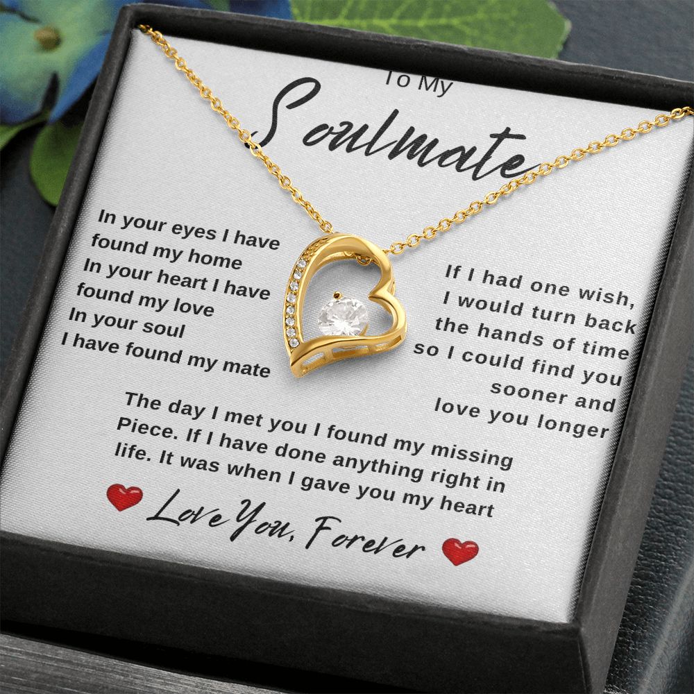 To My Soulmate | Forever Love Necklace