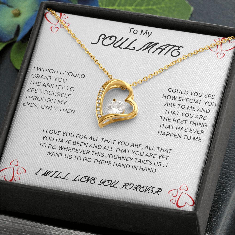To My Soulmate | Forever Love Necklace