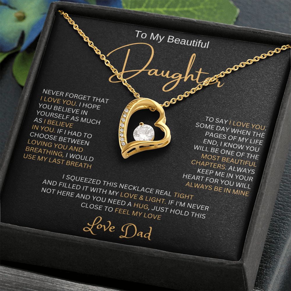 To My Daughter | Forever Love Necklace