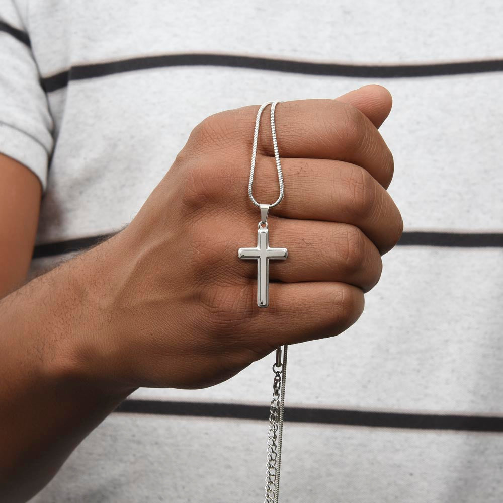 To My Husband | Stainless Steel Cross Necklace