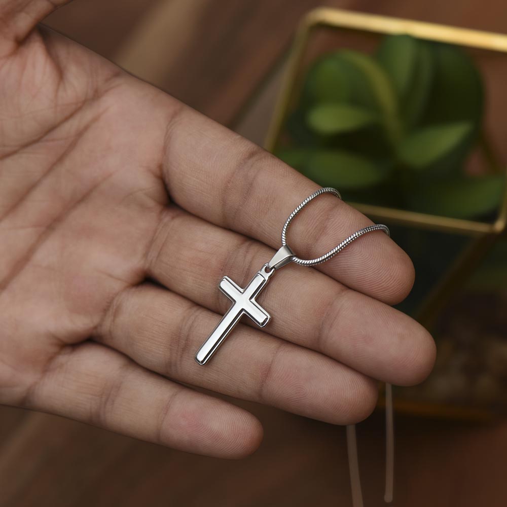 To My Husband | Stainless Steel Cross Necklace
