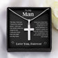 To My Man | Stainless Steel Cross Necklace