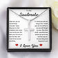 To My Soulmate | Stainless Steel Cross Necklace